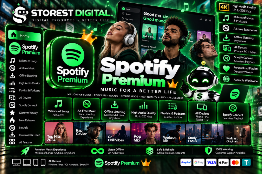 اشتراك Spotify Premium | STOREST DIGITAL