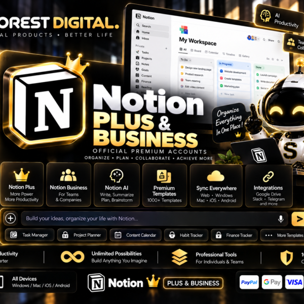 اشتراك Notion Business لمدة سنة | STOREST DIGITAL