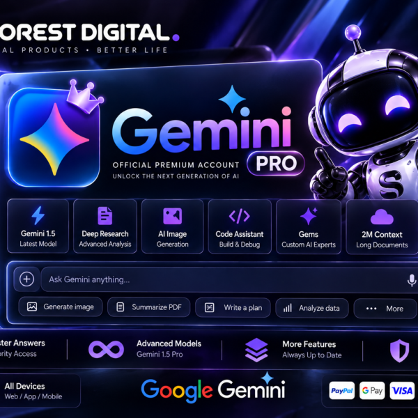 اشتراك Gemini Pro لمدة سنة