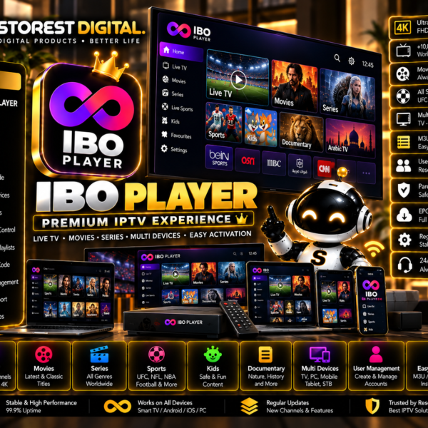 تفعيل IBO Player | مشغل IPTV احترافي لأجهزة Smart TV